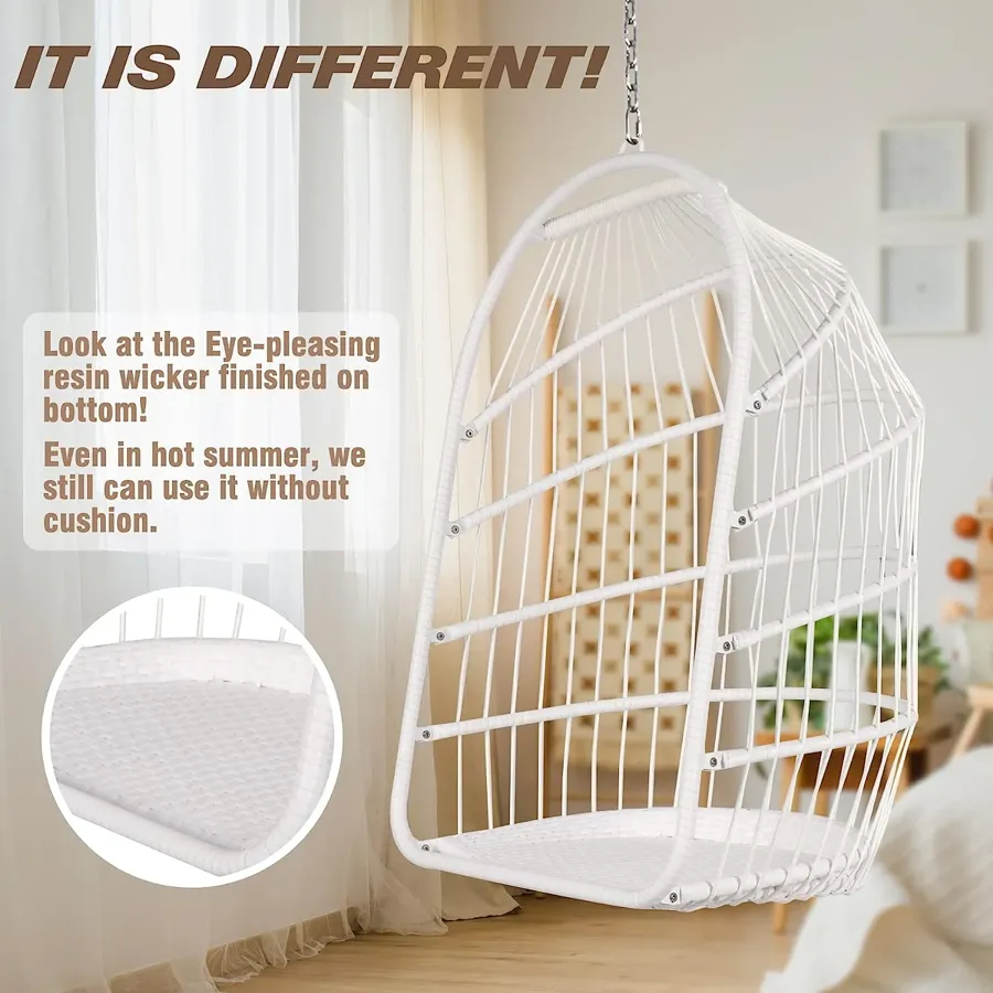 Egg Chair | Wicker Rattan Hanging Chair Swing Chair