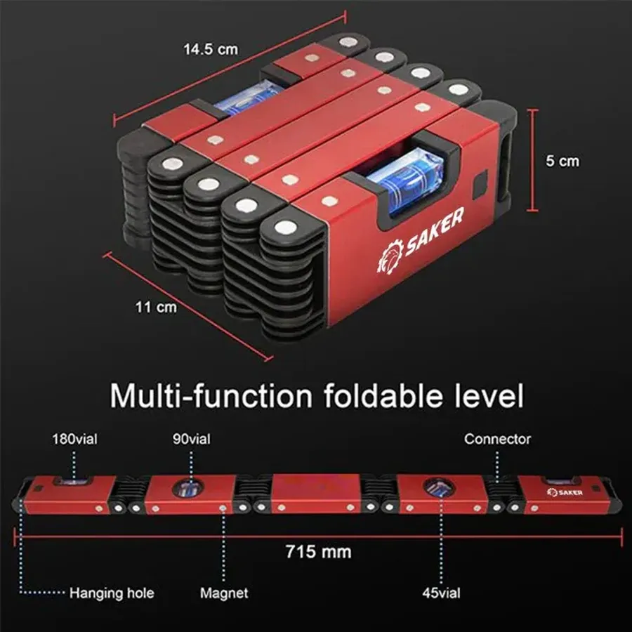 Multi-Function Foldable Level