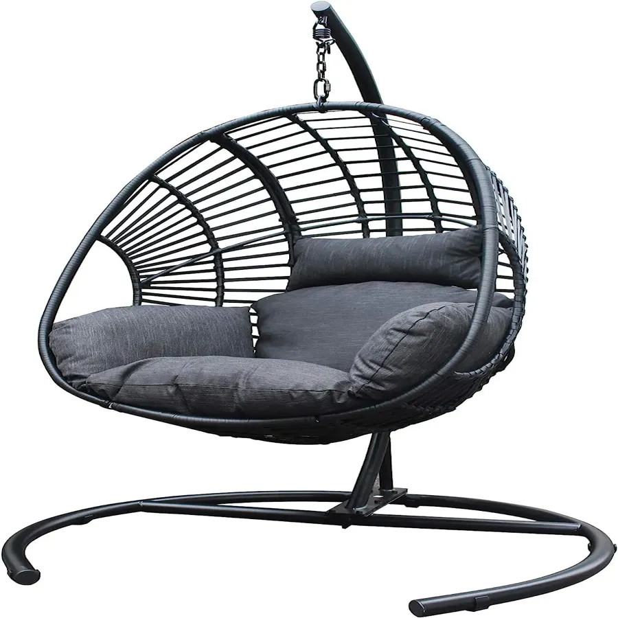 Hanging Egg Chair with Cushion and Pillow