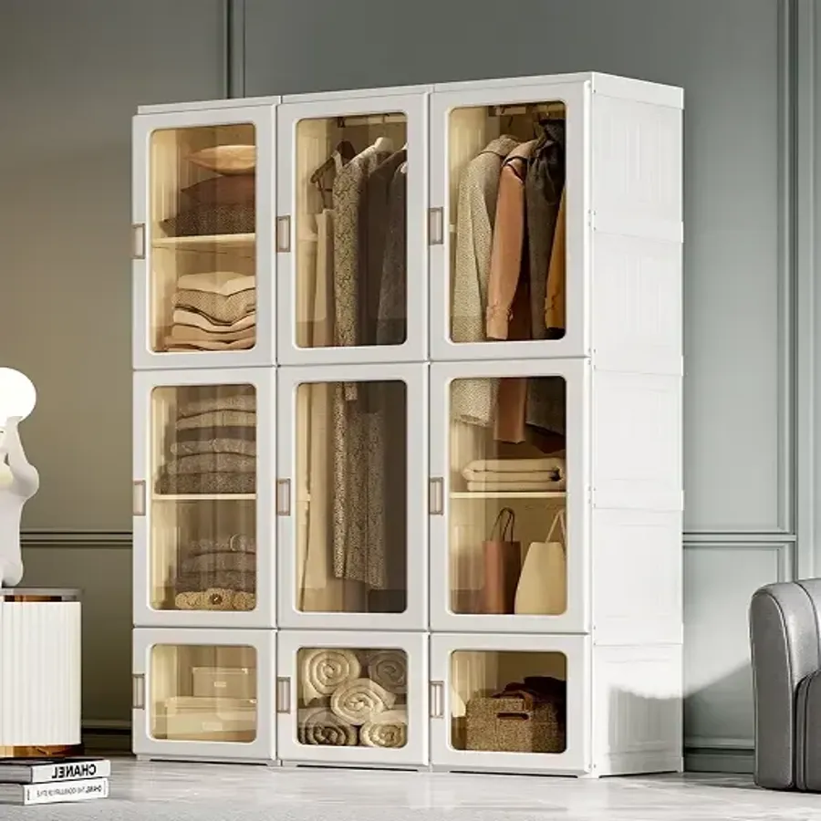 Foldable Modern Wardrobe Cabinets