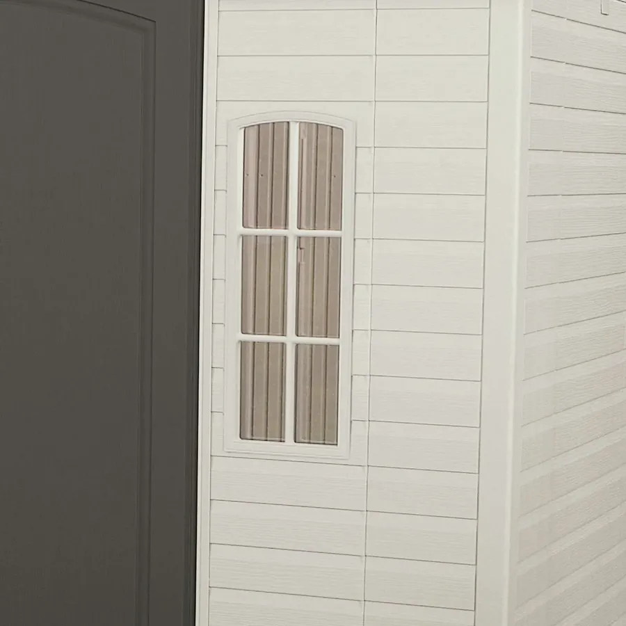 Side 10 ft. W x 8 ft. D Plastic Storage Shed