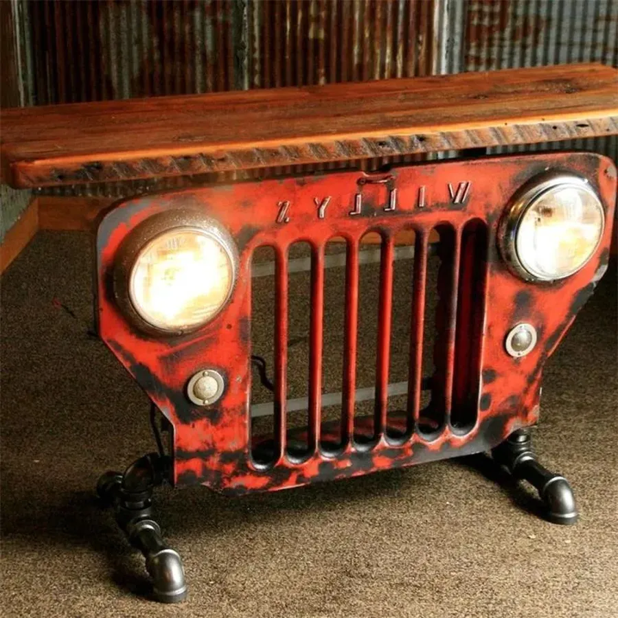 Steampunk Industrial | Table Sofa Hallway