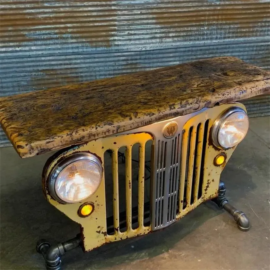 Steampunk Industrial | Table Sofa Hallway