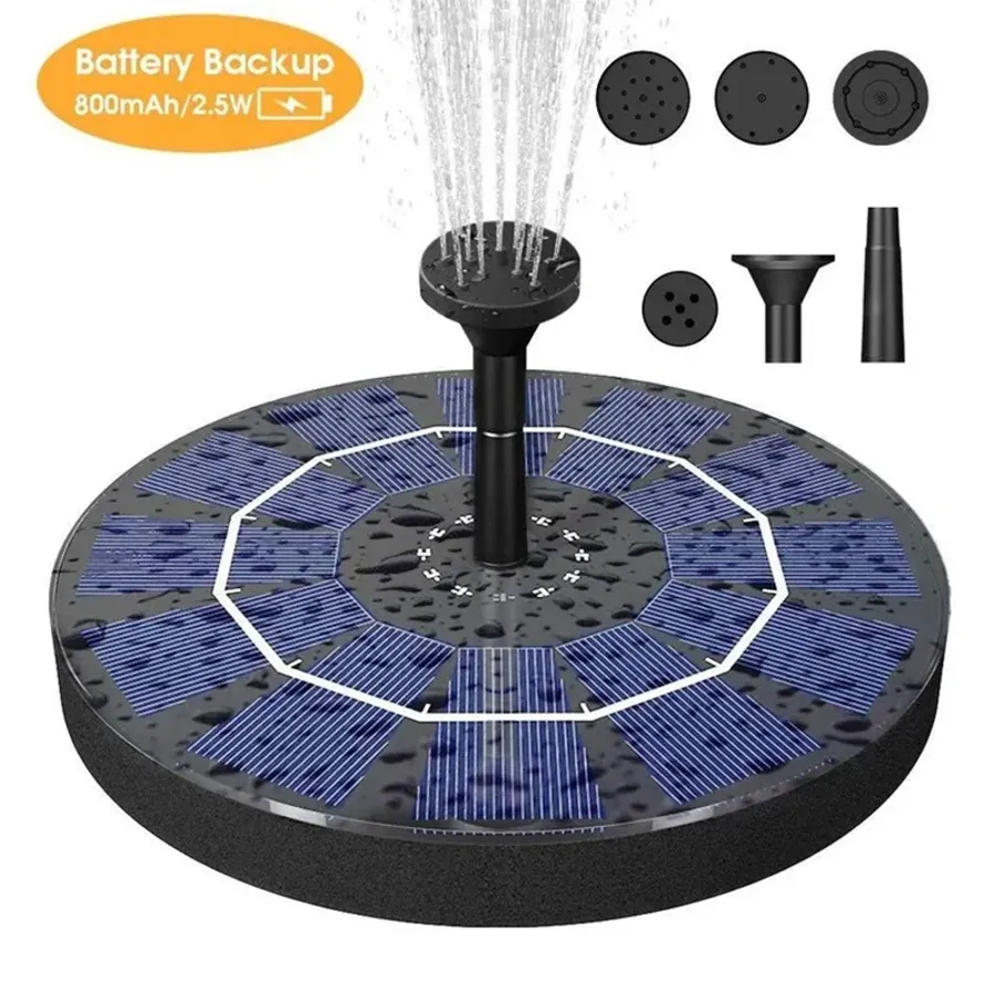 Solar Power Bird Water Fountain