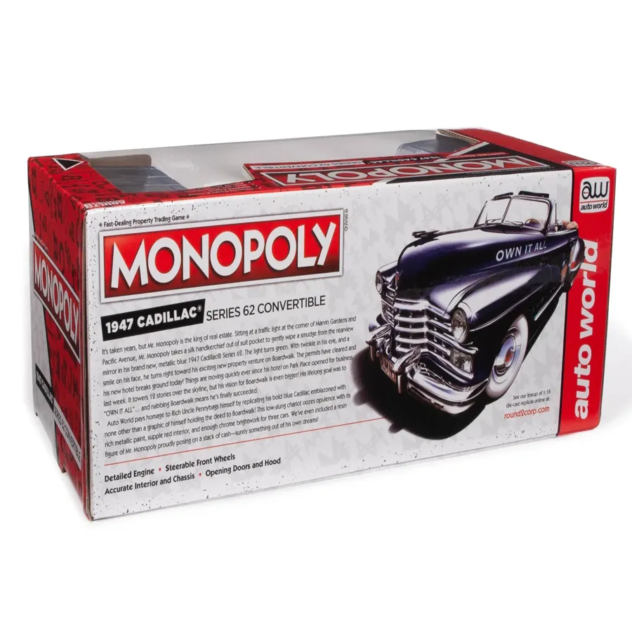 Monopoly 1947 Convertible w/Resin Figure 1:18 Scale