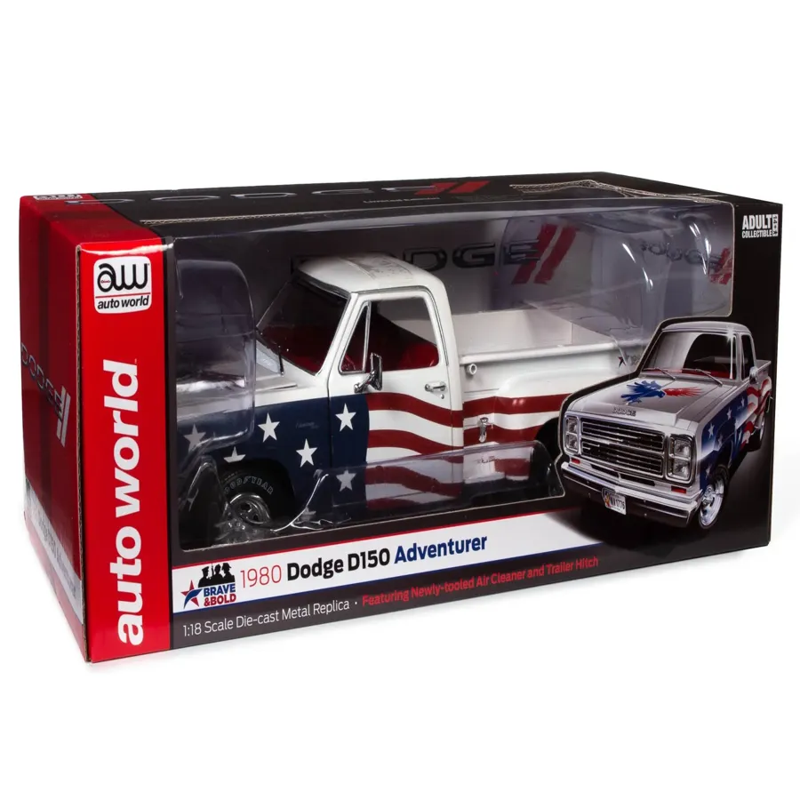 1980 Stepside Patriotic Pickup 1:18 Scale (DUE JUNE 2023)