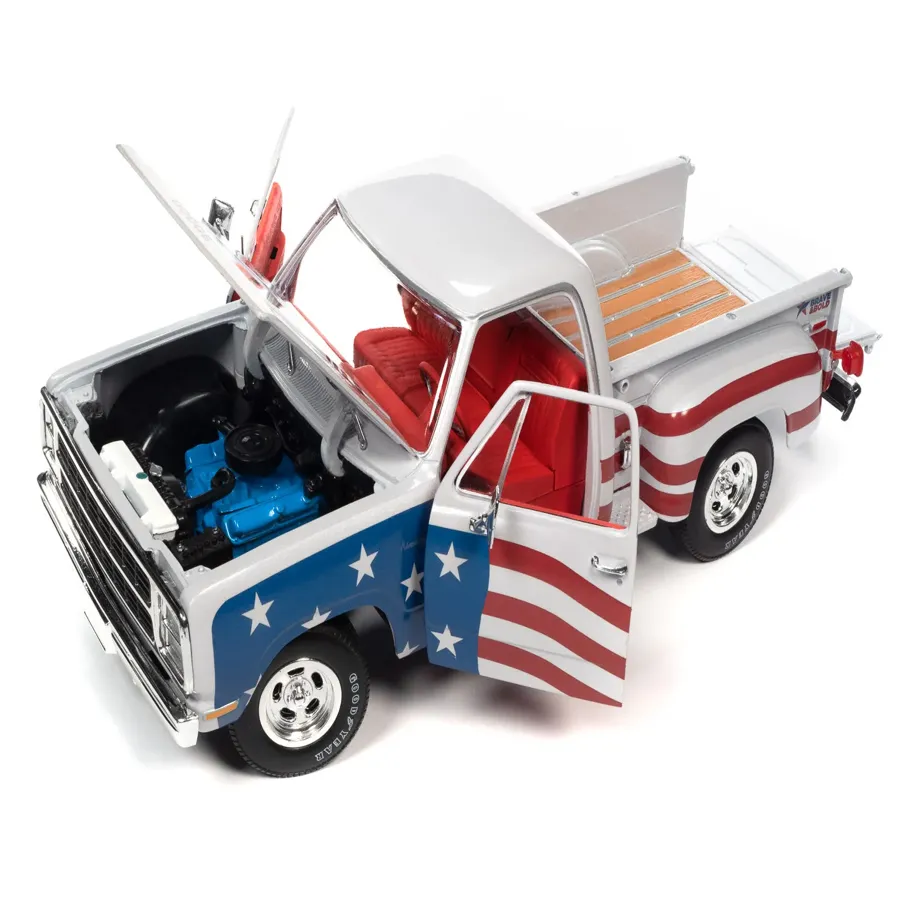 1980 Stepside Patriotic Pickup 1:18 Scale (DUE JUNE 2023)