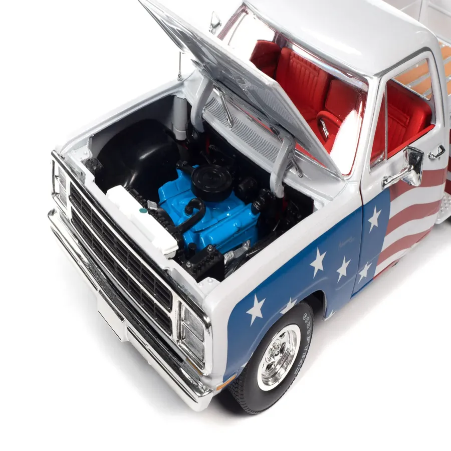 1980 Stepside Patriotic Pickup 1:18 Scale (DUE JUNE 2023)