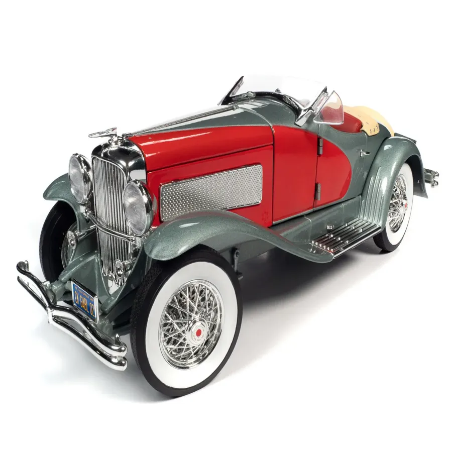 1935 Duesenberg SSJ (Red and Silver) 1:18 Scale