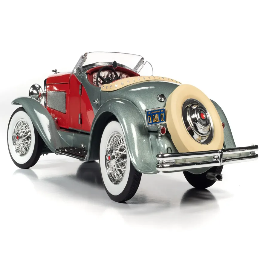 1935 Duesenberg SSJ (Red and Silver) 1:18 Scale