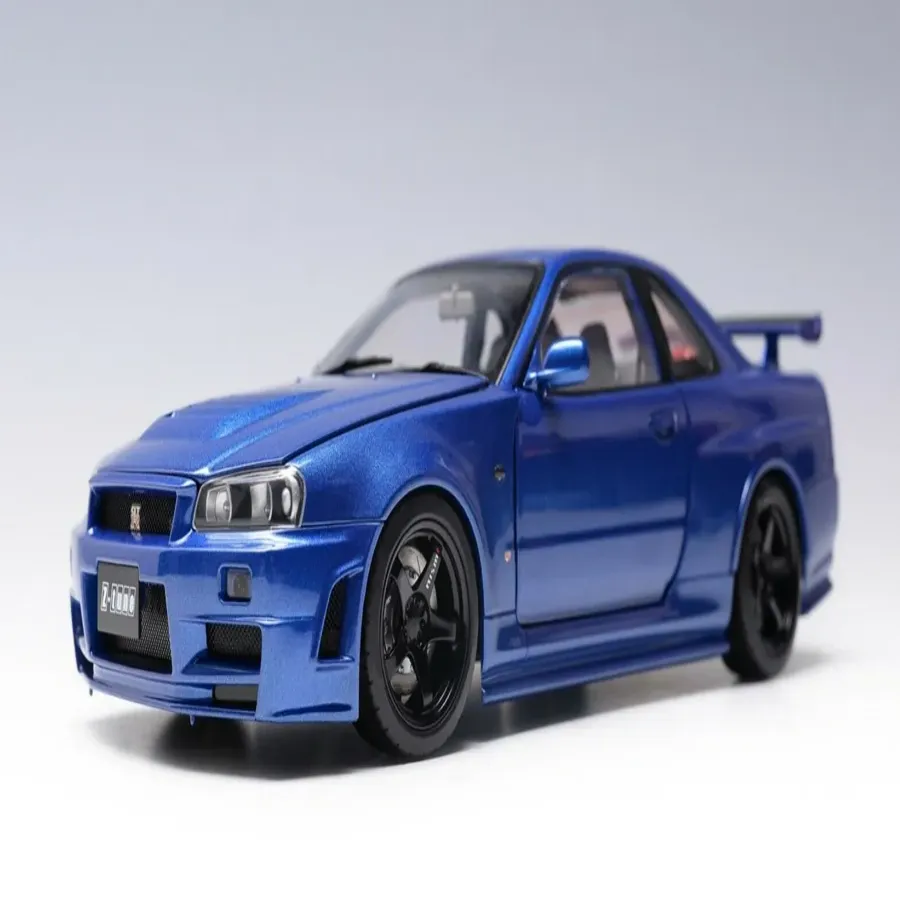 1/18 Motorhelix Nissan (R34) Z-Tune Diecast Car Model Limited