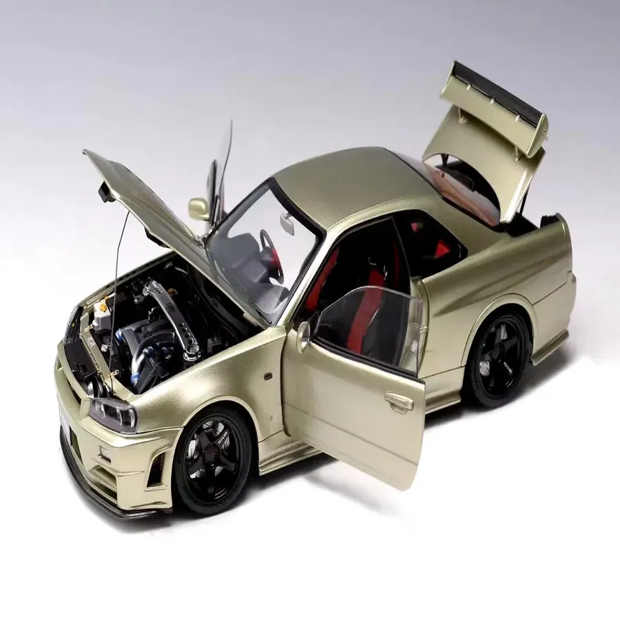 1/18 Motorhelix Nissan  (R34) Z-Tune Diecast Car Model Limited